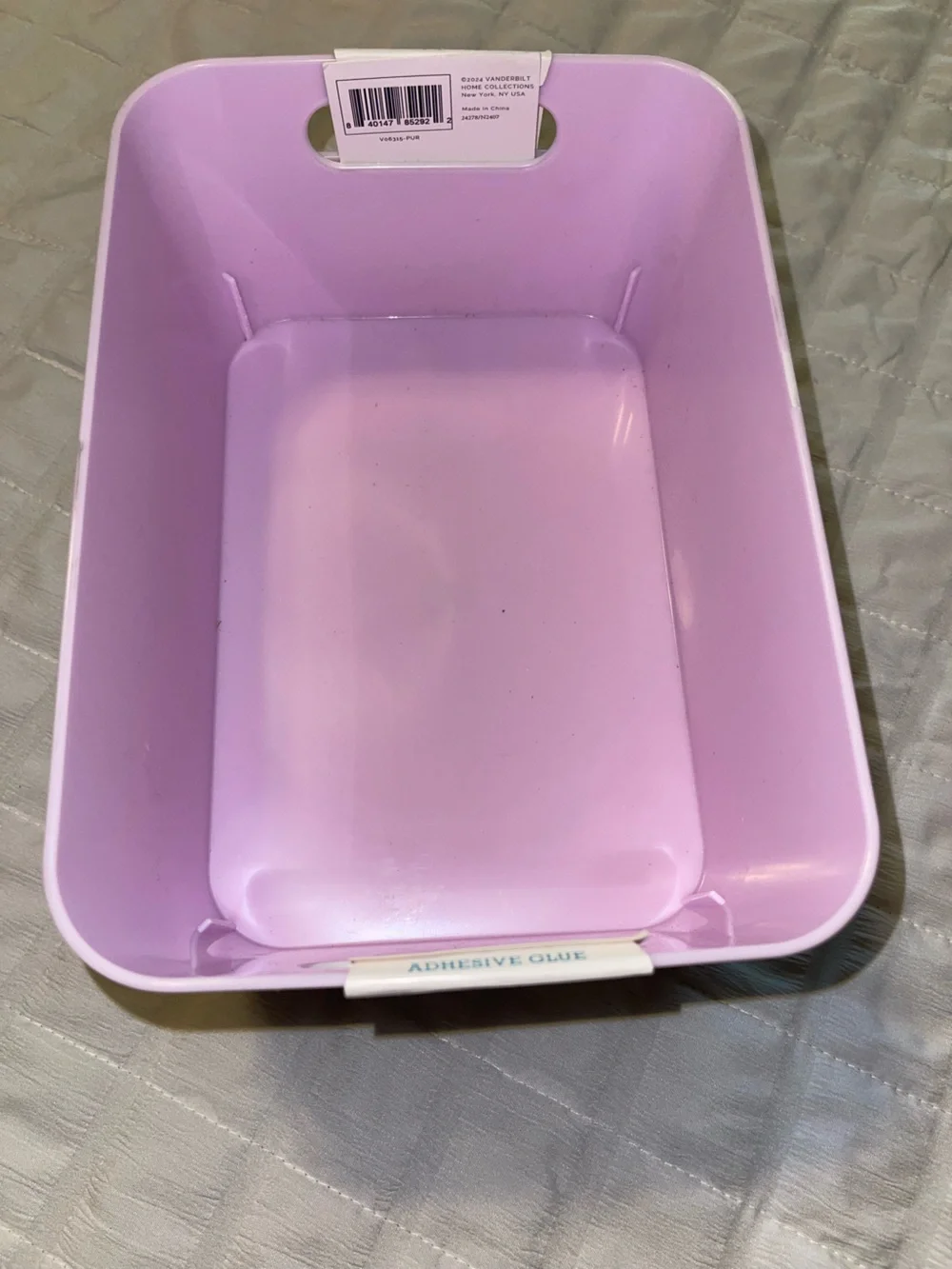 Vanderbilt Small Multi-Purpose Storage Bins - Set of 2, Light Pink